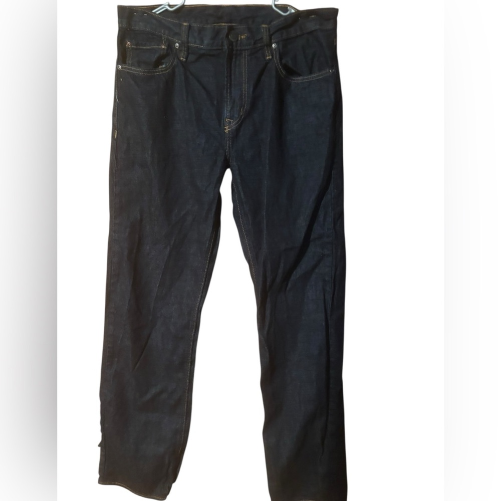 Source Unknown Blue Straight Jeans Classic Denim